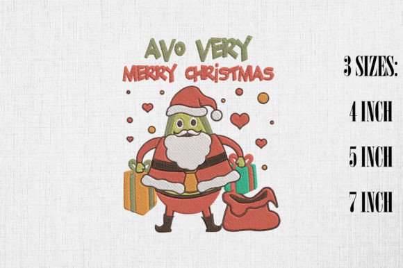 Avo Very Merry Christmas Avocado Santa Review