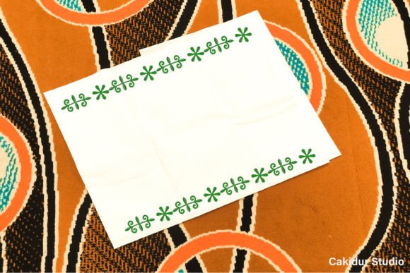 Cross Twigs Border: A Fresh Embroidery Accent for Personalized Gifts
