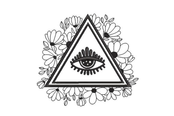 Eye in a Triangle with Flowers: Design Review