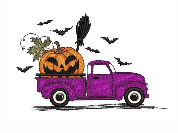 Halloween Truck Embroidery Review