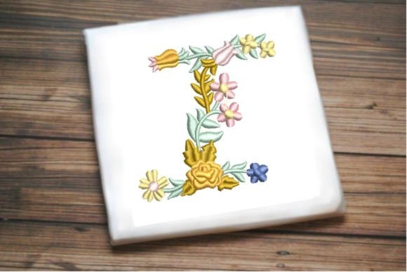 Letter I in Beautiful Flower Review for Seasonal Projects