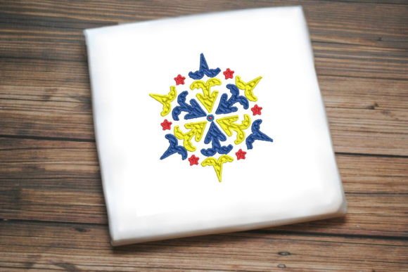 Multicolored Flower Ring Embroidery Design Review