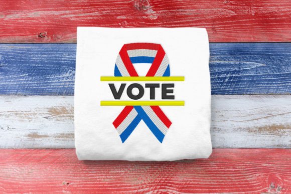 Striped Vote Ribbon Mini Design Review