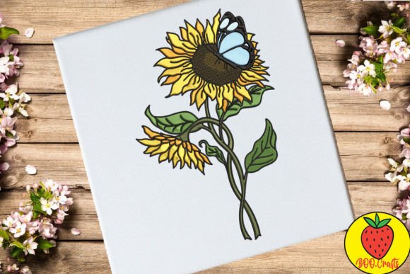 Sunflowers and Butterfly Embroidery Review